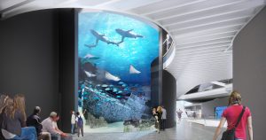 Gulf of Mexico exhibit rendering - all renderings are subject to change.