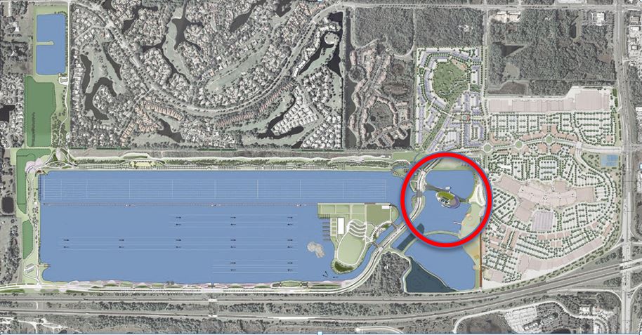 Overview of the site for Mote Science Education Aquarium